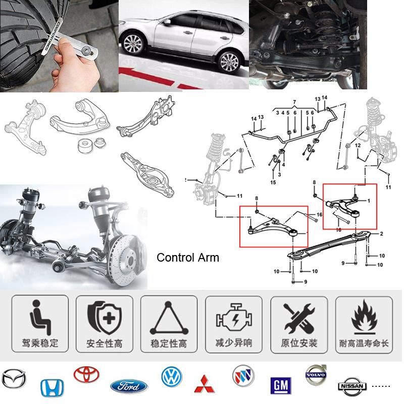 Factory Car Upper Lower Control Arm Auto Parts for Honda Accord Toyota