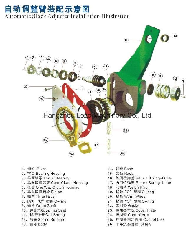 Truck & Trailer Automatic Slack Adjuster with OEM Standard (40010143)