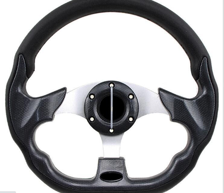 Custom Yellow 13in Car Steering Wheel Universal