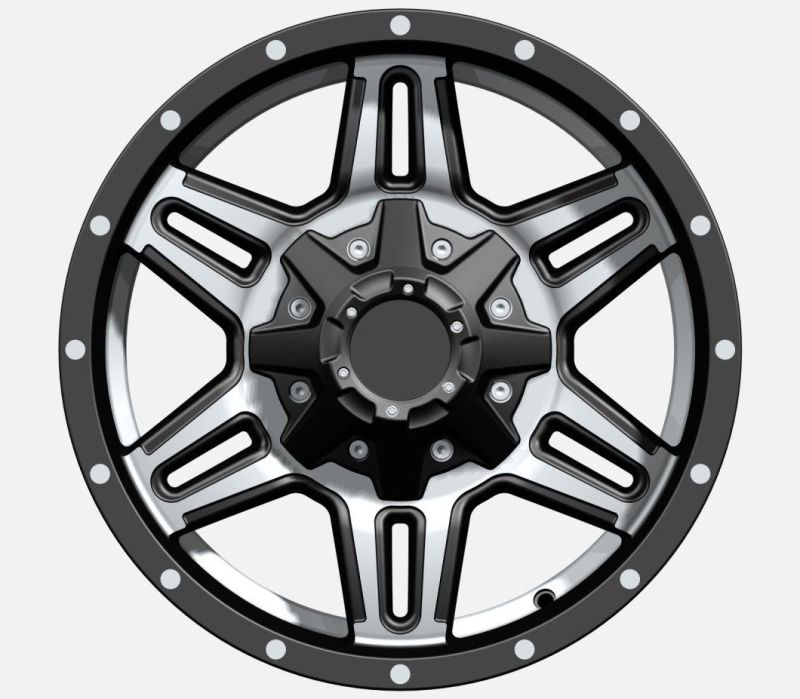 17 Inch 20 Inch 5/6/8 Hole Alumilum Alloy Wheel Rims Black Color Finish Wheels for Passenger Car Wheel Car Tires China Professional Manufacturer