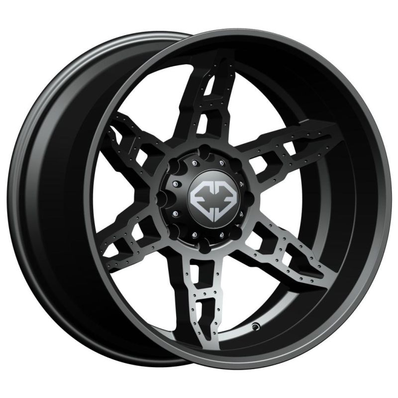 Alumilum Alloy Wheel Rims 20/22 Inch 8X170 PCD -44 Et Black Color Finish Wheels for Passenger Car Wheel China Professional Manufacturer