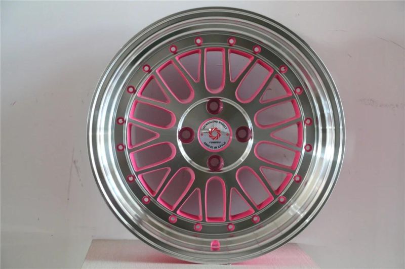 Gold Colored Car Alloy Wheel Rim