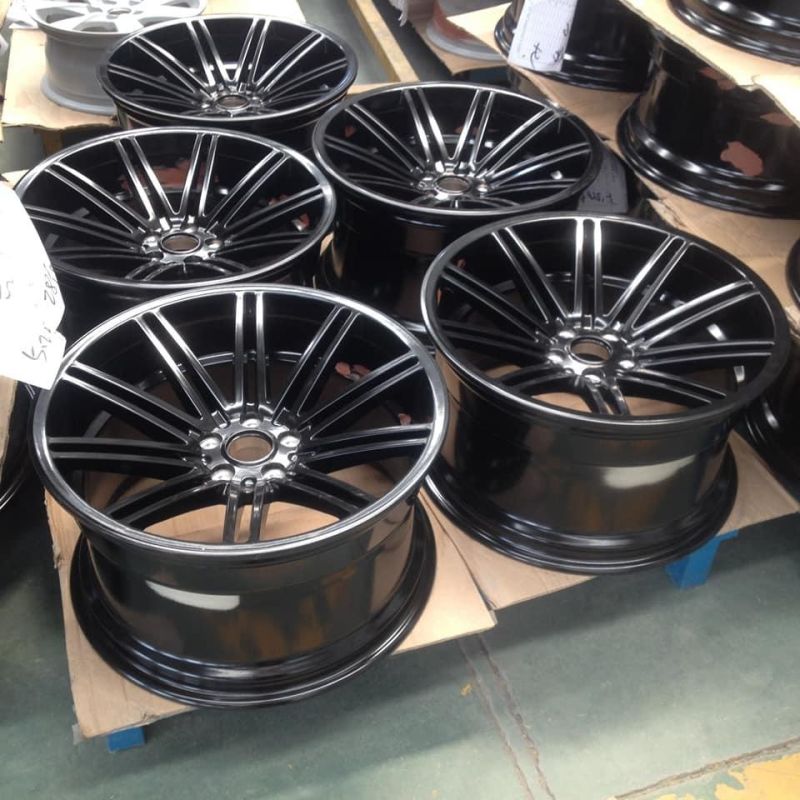 High Quality Custom 15 to 24 " 3 Pieces Forged Split Wheel Full Polish Step Lips Deep Dish Alloy Wheels for BMW E24 E38
