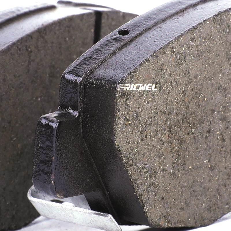 Fricwel Auto Parts High Quality Less Metal Non-Asbestos Brake Pads Brake Disc for Light Vehicles ISO Certificate