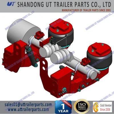 12 Tons Air Suspension for 120mm and 150mm Square Axle Beam for Trailer and Truck