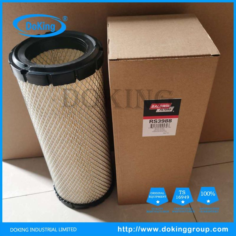 Truck Air Filter RS3988 for Baldwin