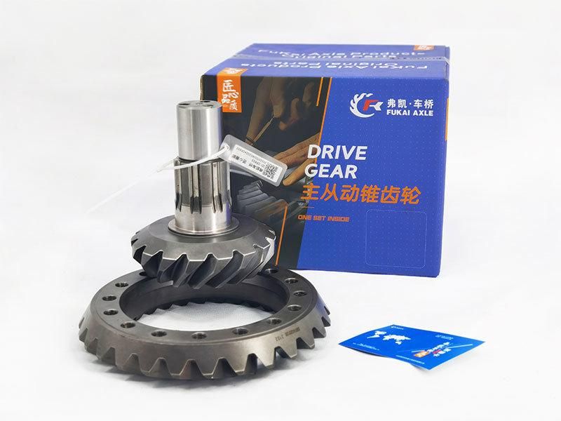 Wg9114320251 28/17 Middle Axle Bevel Gear for Sinotruk Steyr HOWO Truck Spare Parts Pinion and Crown Wheel