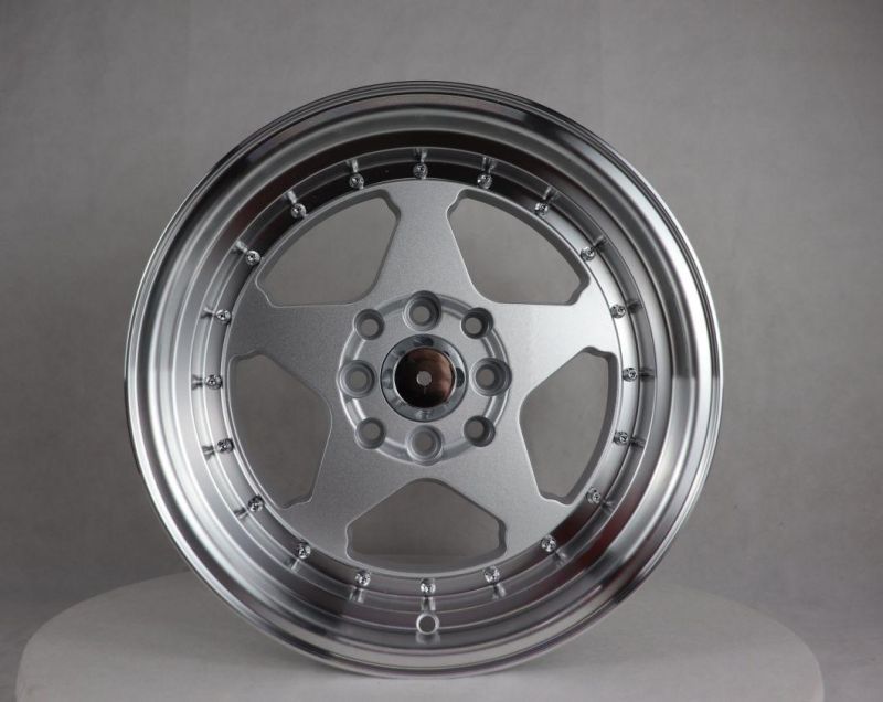 TUV/Jwl/Via, IATF16949/ISO9001 Certification Aluminum Alloy Wheel for Car Parts