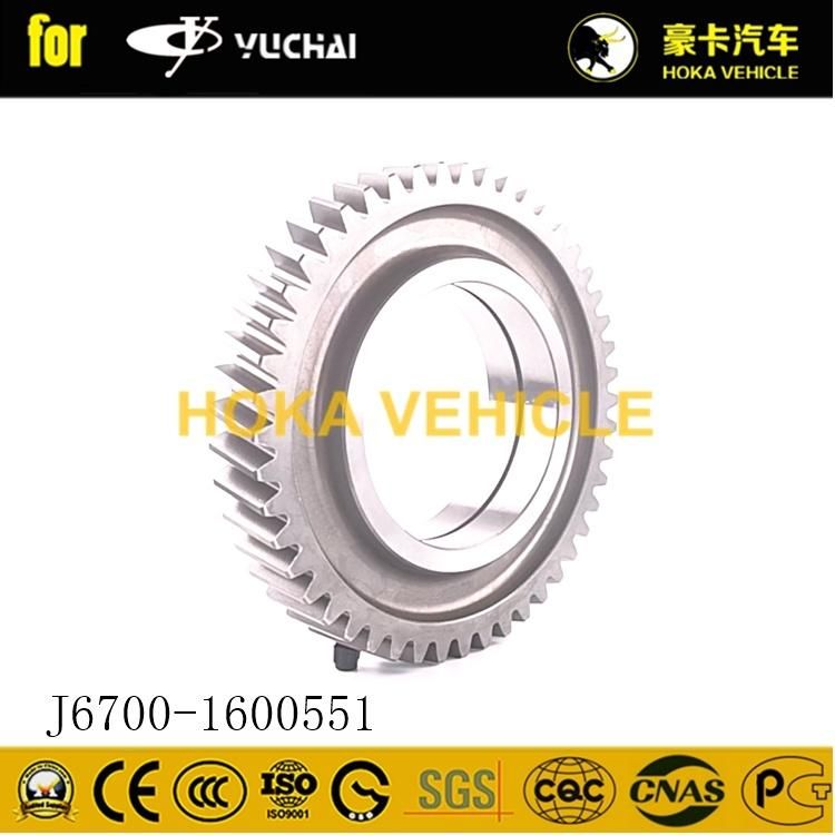 Original Yuchai Engine Spare Parts Idle Gear  J6700-1600551 for Heavy Duty Truck