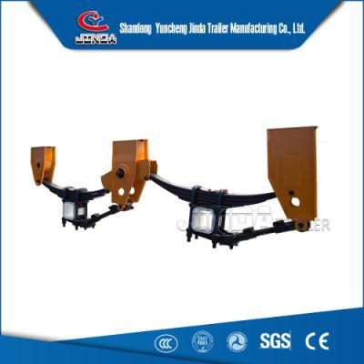 Factory Jinda Trailer Parts Mechanical Suspension 55ton Suspension System Truck Trailer Steering Suspension for Sale