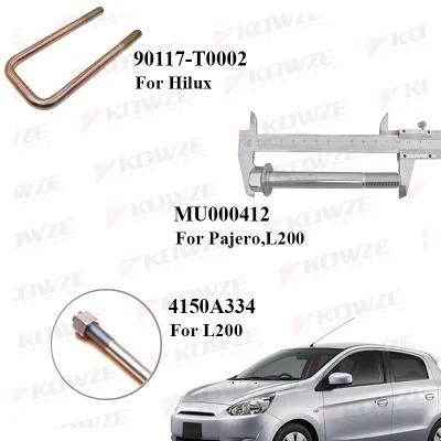 Kowze Car Spare Parts Suspensions Spare Part U Bolt Kit for Mitsubishi L200 Pajero MPV Nissan Toyota Ford Isuzu Mazda Chevrolet