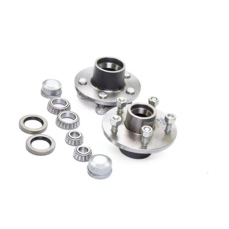 Trailer Hub, 1-3/4" X 1-1/4" Bearings, 6 X 5.5" Bolt Pattern, Stainless Steel, Includes Races. Kodiak Brand (Hub Only)