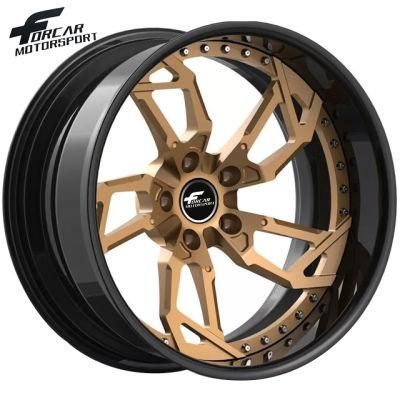 OEM Two-Piece Luxury Car Rim Forged Wheels for Sale