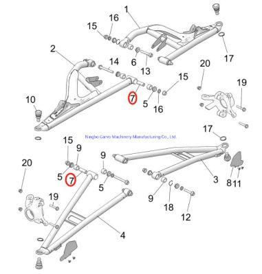 Polaris Rzr &amp; Ranger &General Short M12 Shaft-Pivot