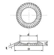 Stainless Steel Washer DIN 2093 Belleville Disc Spring