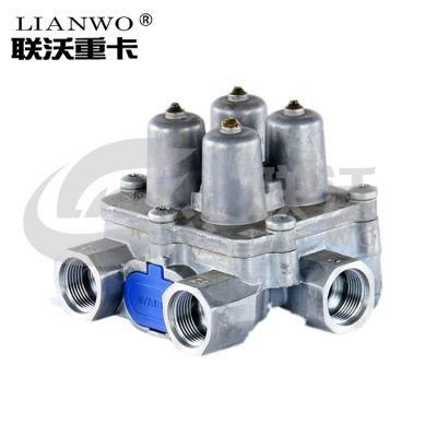 Sinotruk HOWO Truck Auto Parts Four Circuit Protection Valve Wg9000360523