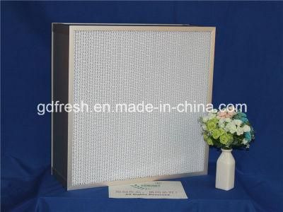 High Efficiency Fiberglass Pleat HEPA Filter