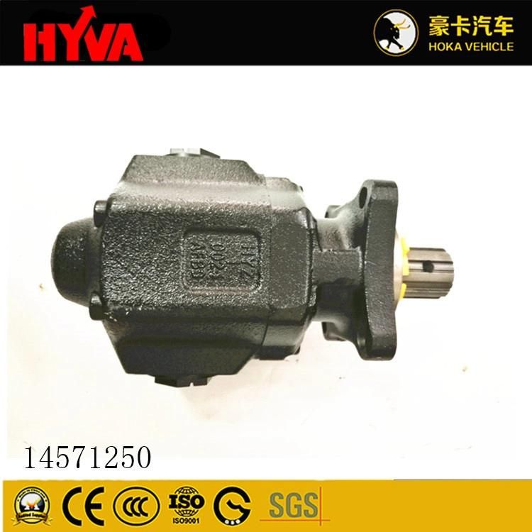 Original and Genuine Hyva Spare Parts Hydraulic Gear Pump 14571250 for Dump Truck Hoist System