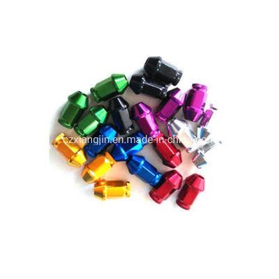 Hot Sale CNC Aluminum Auto Parts Wheel Nuts