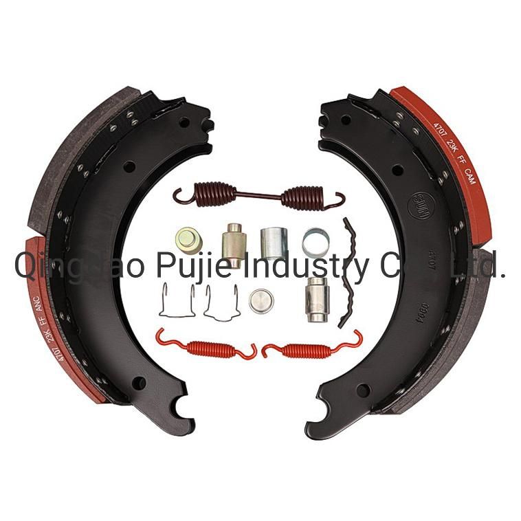 Truck Parts 4707 Brake Shoe Lining Assembly with Kit (PJTBS012)