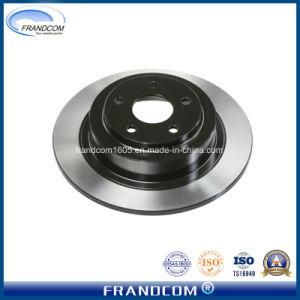 Passenger Vehicles Black Painted Solid Brake Disc Rotors