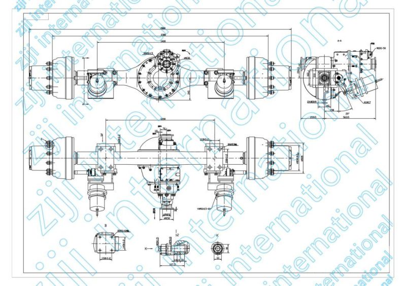 Port Crane Axle Steering Axle Drive Axle Steering Through Drive Axle Steering Drive Axle Through Axle Rigid Axle Drive Axle