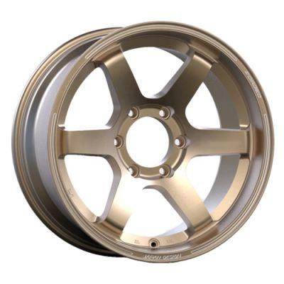 Car Rims Alloy Wheels Classic 6-Spoke for Te37