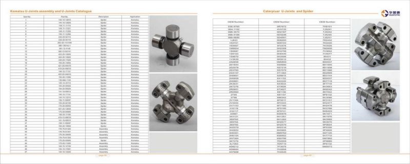 Heavy Equipment Universal Joints, Spider