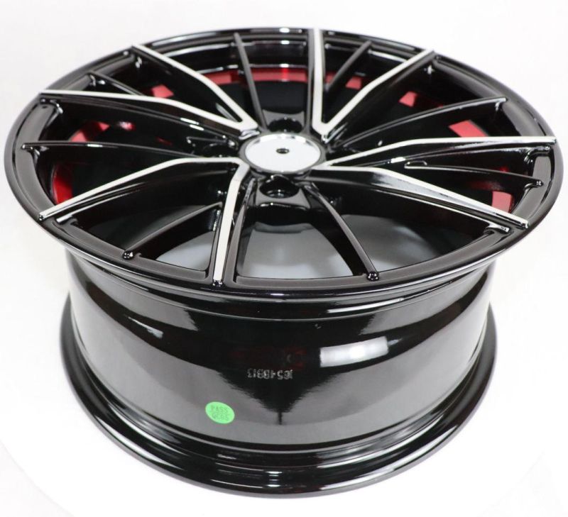 15 Inch 5X100 Alloy Wheel Undercutting with Red Wheels