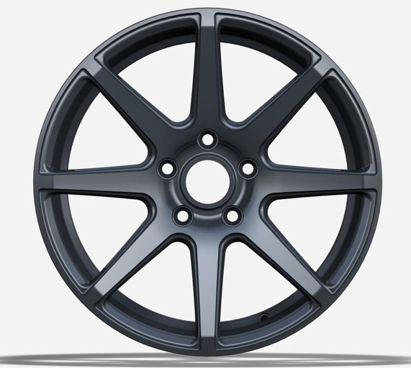 OEM/ODM 17 Inch 5X100-114.3 PCD 30-35 Et Black Finish China for Passenger Car Wheel Car Tire Aftermarket Alumilum Alloy Wheel Rims