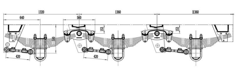 The Latest Trailer Accessories German Type Suspension High Quality Hot Selling