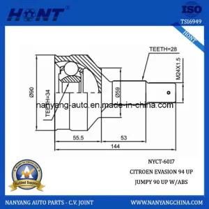 CV Joints Citroen Car Without ABS Evasion 94 up