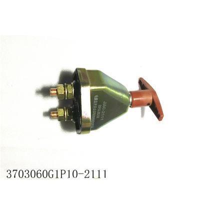 Original and High-Quality JAC Heavy Duty Truck Spare Parts Switch for Battery 3703060g1p10