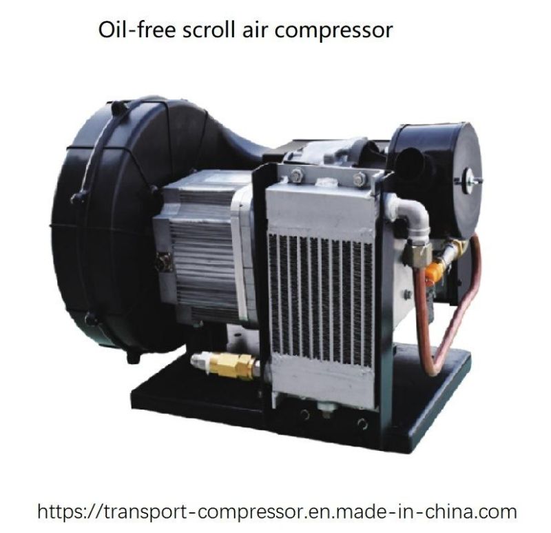 Oil-Free Scroll Air Compressor for Bus