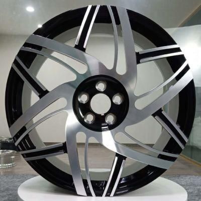 1 Piece Forged T6061 Alloy Rims Sport Aluminum Wheels for Customized Mag Rims Alloy Wheels &#160; with Black Machined Face for Landrover