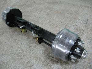 Trailer Axle 12t English Type Axle Square Beam Axle