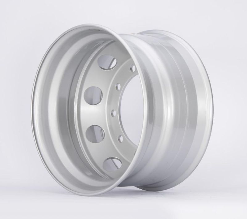 Tubeless 11.75X22.5 Big Truck Dump Bus Trailer High Quality Manufacture Steel Wheel Rim