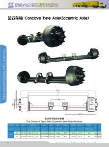 Concave Type Axle (Eccentric axle)