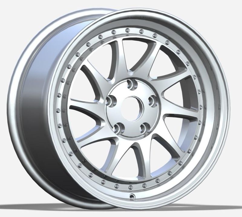 17*7 Inch Aluminum Alloy Wheel Rims with 5 Double Spokes