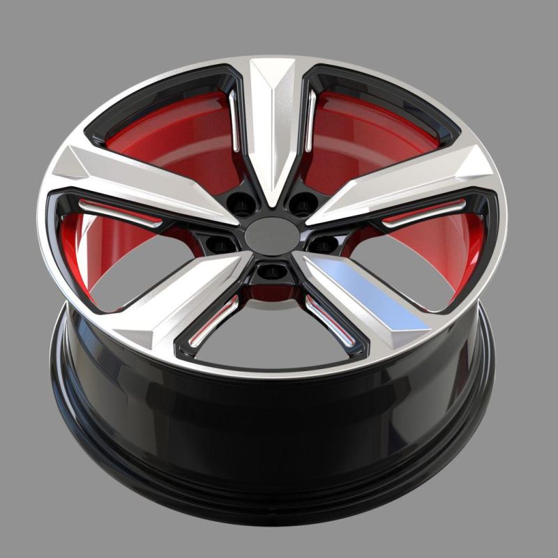 Five Spoke Rims 18 19 20 21 Inch Aviation Aluminum Alloy Forged Wheel