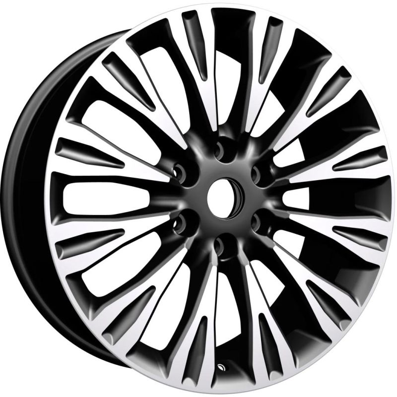 OEM/ODM Alumilum Alloy Wheel Rims 20X8.0 Inch 6X139.7 PCD 35 Et Black Machined Face and Lip for Passenger Car Concave/Meshdesign