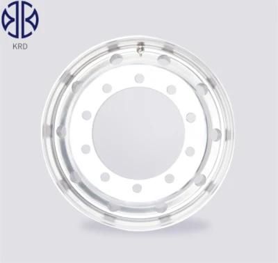 11.75X22.5 22.5&quot; Inch OEM Heavy Duty Truck Trailer Bus Tubless Polished Forged Alloy Aluminum Wheel Rims