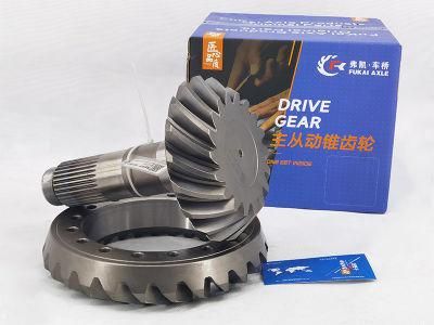 81.35199.6524 27/18 Middle Axle Bevel Gear for Shacman Delong Hande Truck Spare Parts Man Crown Wheel