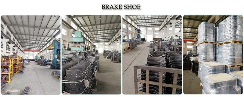 Heavy duty truck trailer semi-metallic  brake shoes WVA 4719 with repair sets