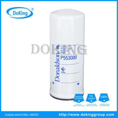 Engine Auto Parts Oil Filter P553000 for Heavy Vehicles