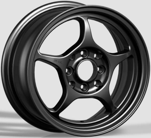 14 15 16 17 Inch Black/White Aluminum Alloy Wheel Offset 33 35