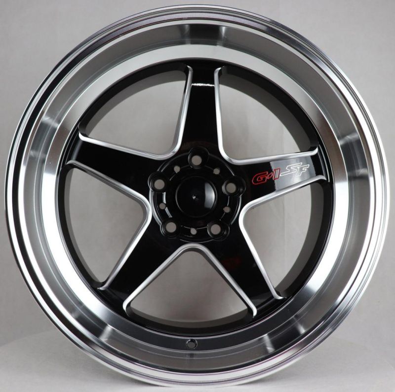 Auto Parts 5 Spoke 5X100 5X1143 Car Alloy Wheel Rims 18 Inch