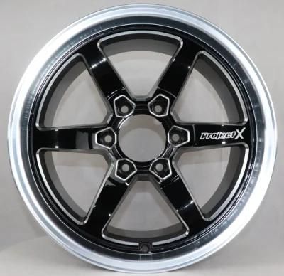 15 16 17 18 Inch 5 Spokes Machine Face Undercut Alloy Wheel