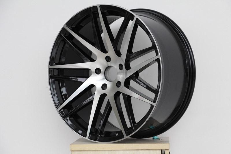 Wheel Rim Mesh Design Passenger Car Alloy Wheel Black Machine Face