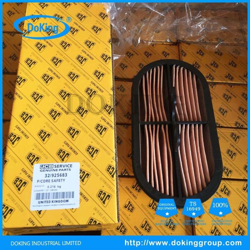 Truck Air Filter for Jcb One Set Air Filter 32/925682 and 32/925683